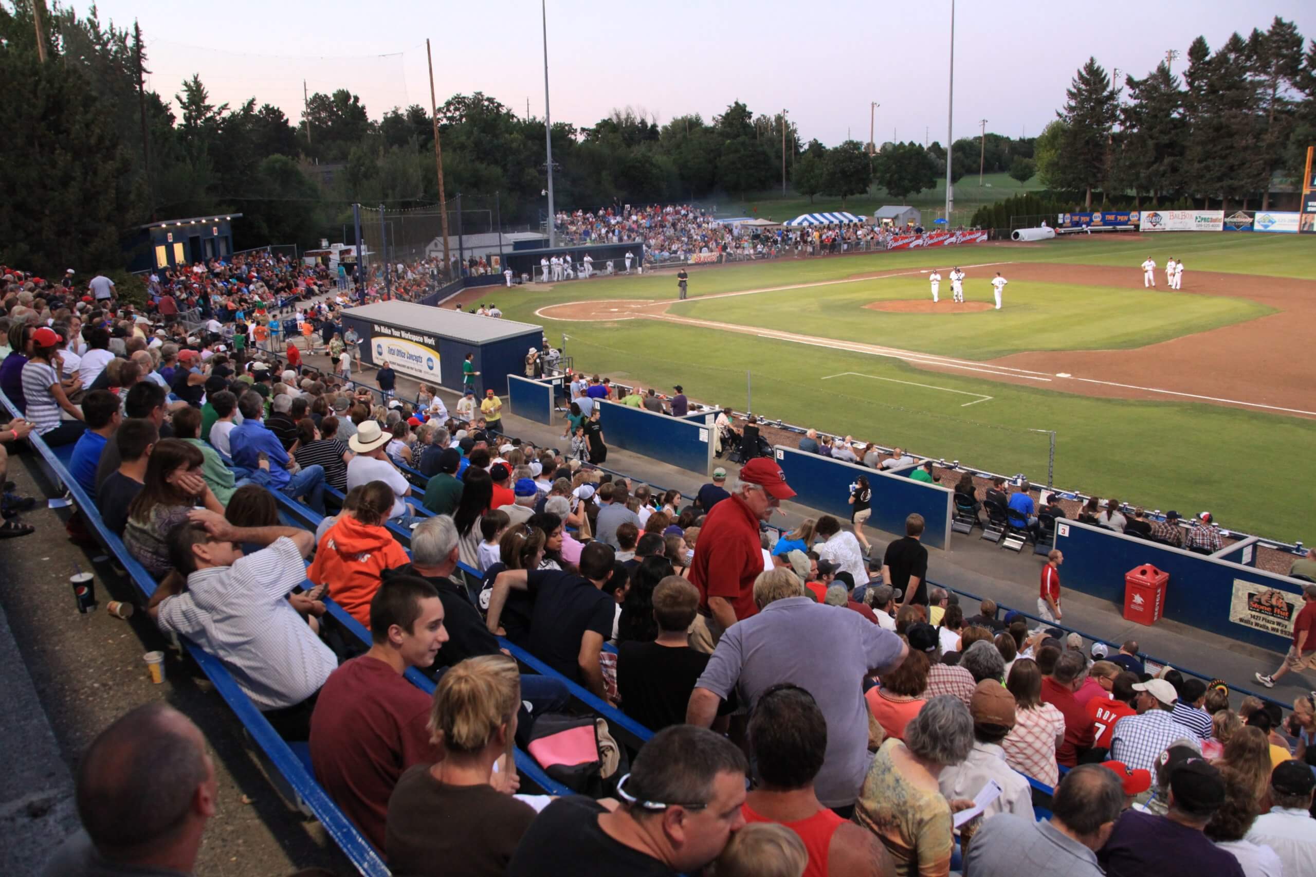 Fans Pack the Stands at Walla Walla's Borleske Stadium