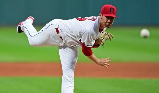 Angels fall to the Indians, but pitcher Shane Bieber woos fans