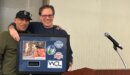 Gerald Bolden receives the 2026 Grass Roots Award from WCL Commissioner Rob Neyer.